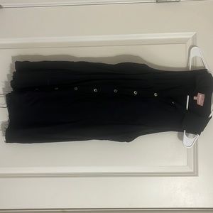 Show Me Your Mumu black collared linen tunic dress. Size S. Worn once!!